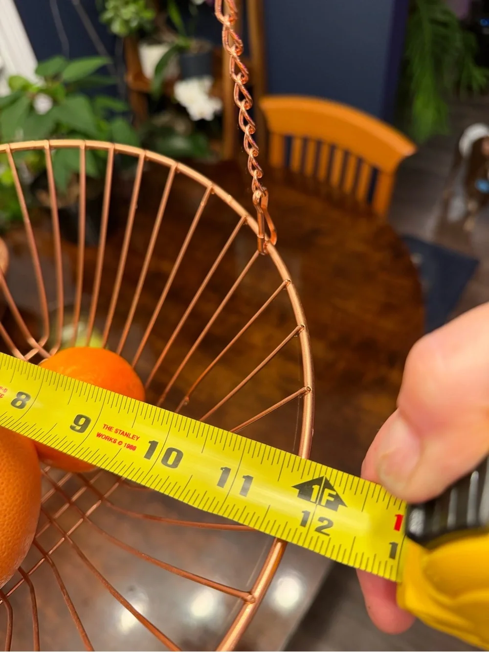 3-tier Hanging Metal Basket